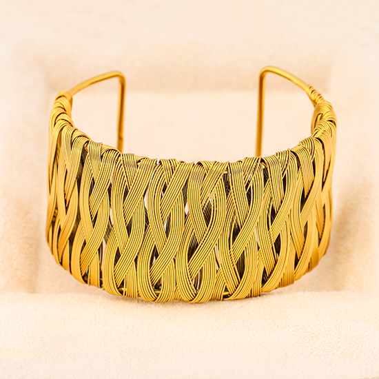 golden cuff bracelet